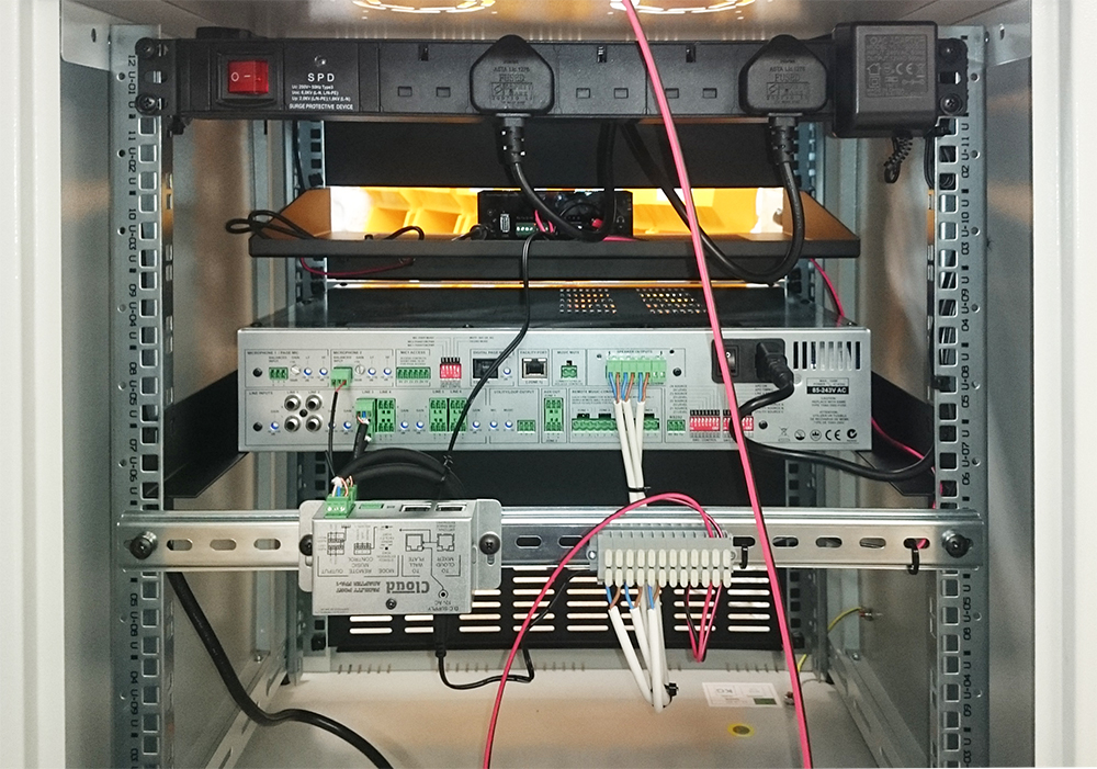 School Lockdown System Rack, Rear